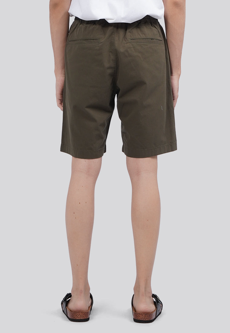 Elastic Waist Short Pants