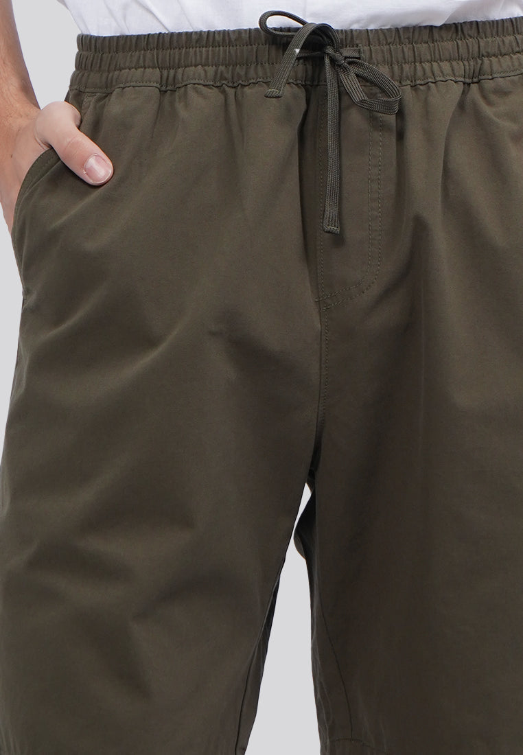 Elastic Waist Short Pants