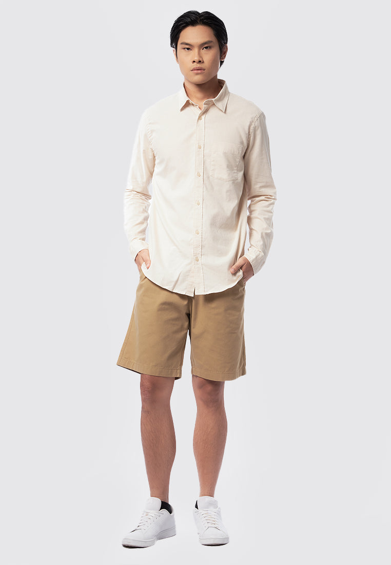 Woven Short Pants with Drawstring