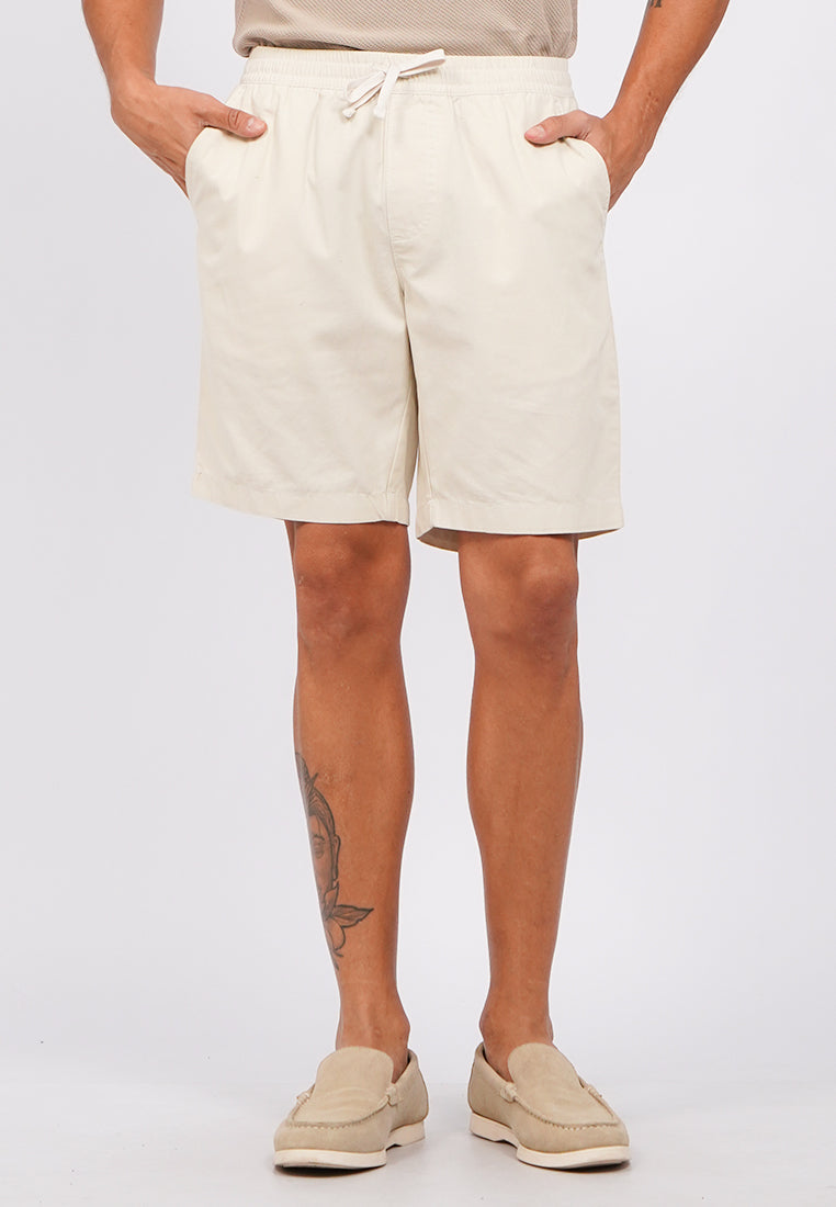 Slim Fit Drawstring Short Pants