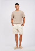 Slim Fit Drawstring Short Pants