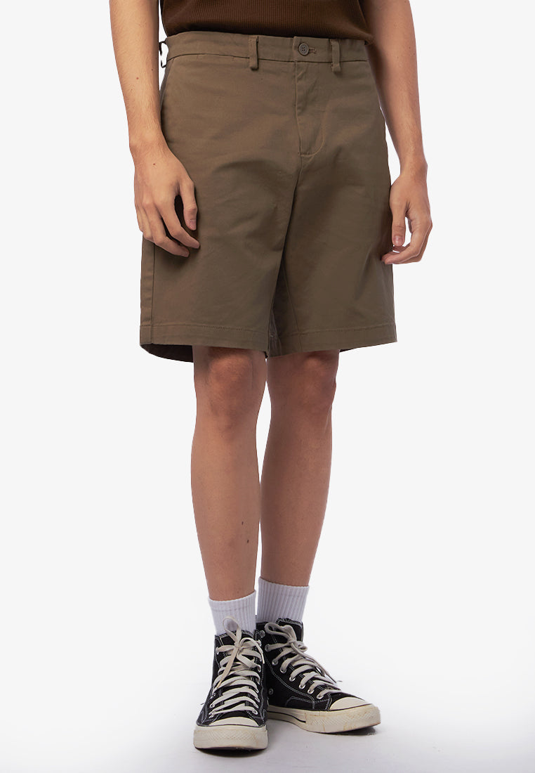 Regular Fit Chinos Short Pants Sand