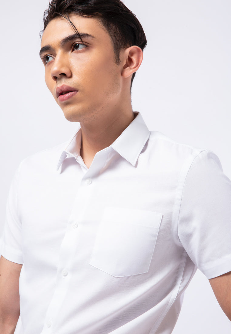 Textured Short Sleeve Shirt