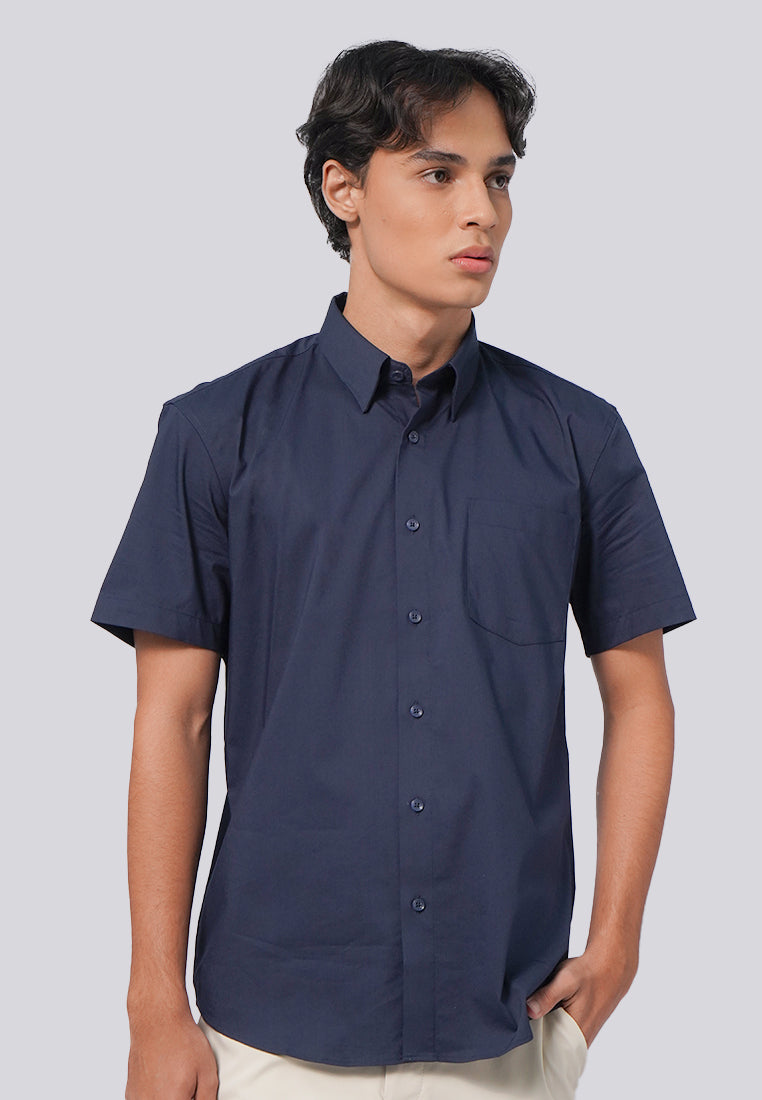 Slim Fit Short Sleeve Shirt with Pocket