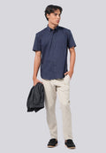 Slim Fit Short Sleeve Shirt with Pocket