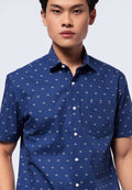 Slim Fit Printed Short Sleeve Shirt