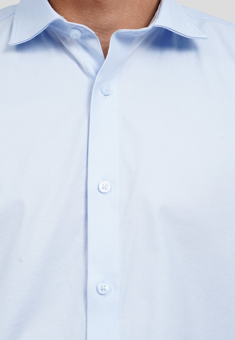 Short Sleeve Textured Stretch Shirt