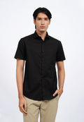 Slim Fit Short Sleeve Textured Shirt