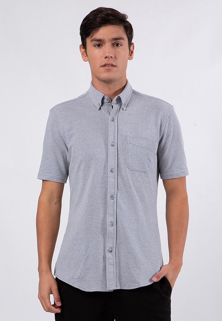 Slim Fit Short Sleeves Shirt