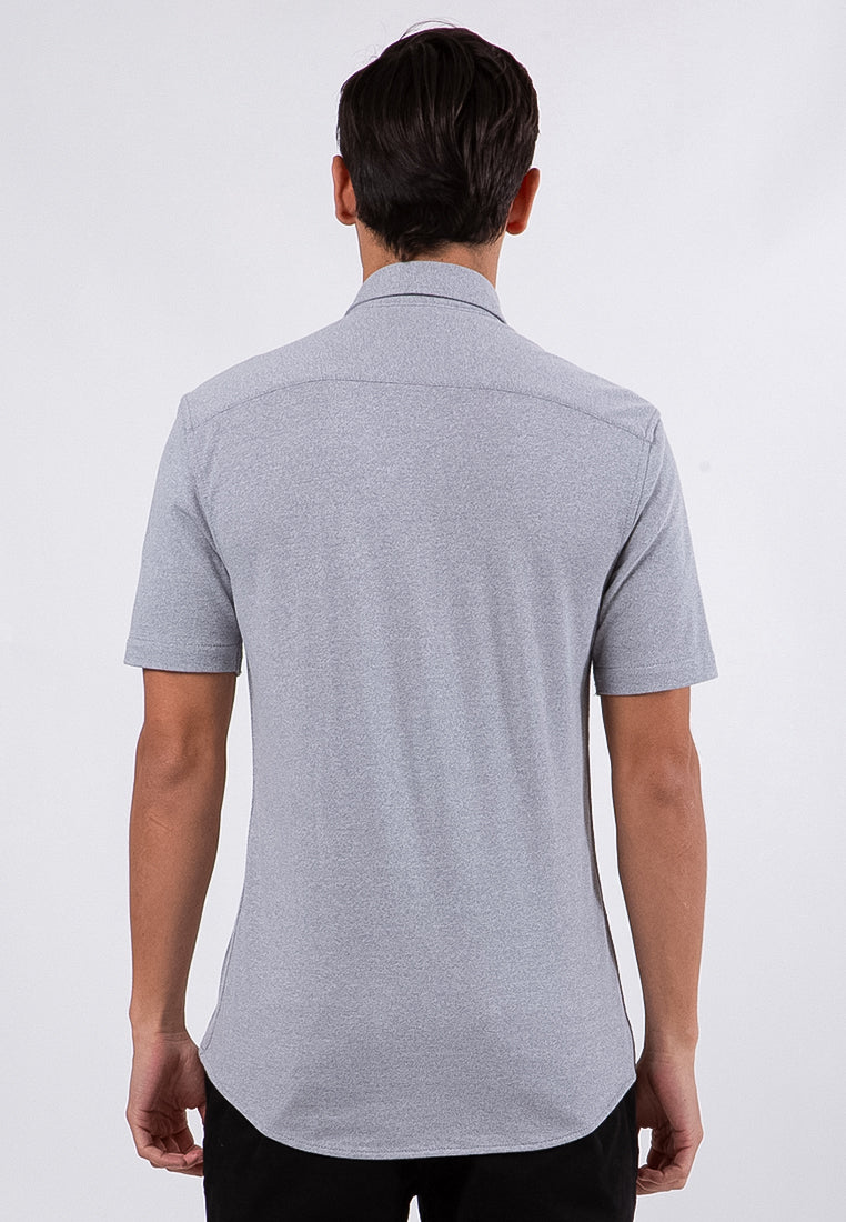 Slim Fit Short Sleeves Shirt