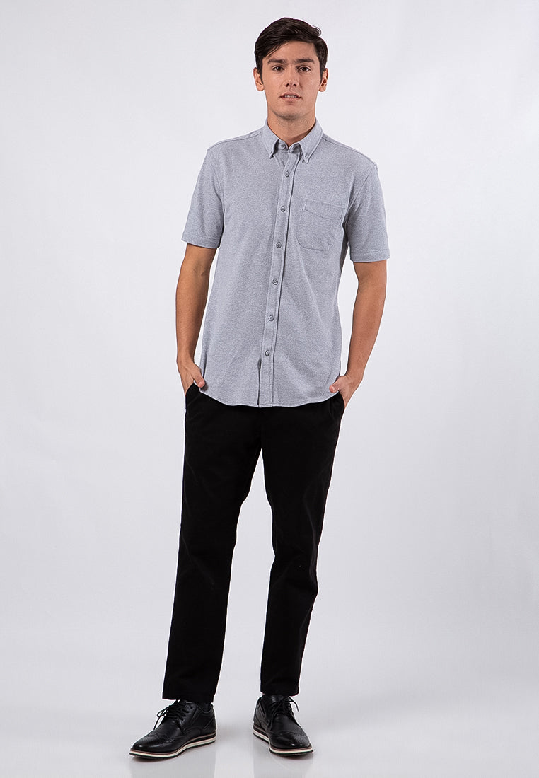 Slim Fit Short Sleeves Shirt