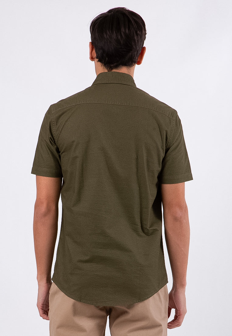 Slim Fit Short Sleeves Shirt