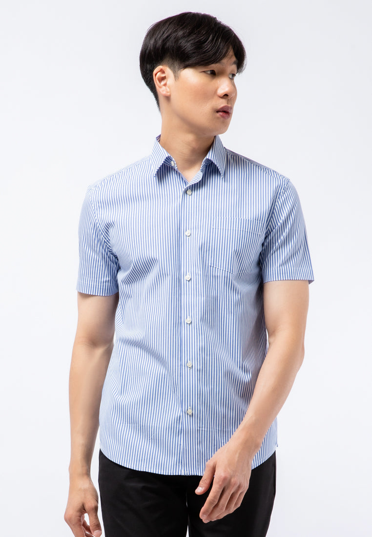 Slim Fit Short Sleeve Printed Shirt