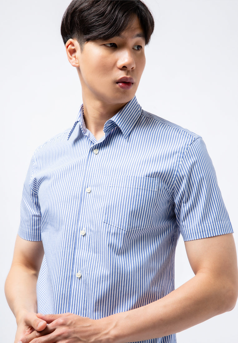 Slim Fit Short Sleeve Printed Shirt