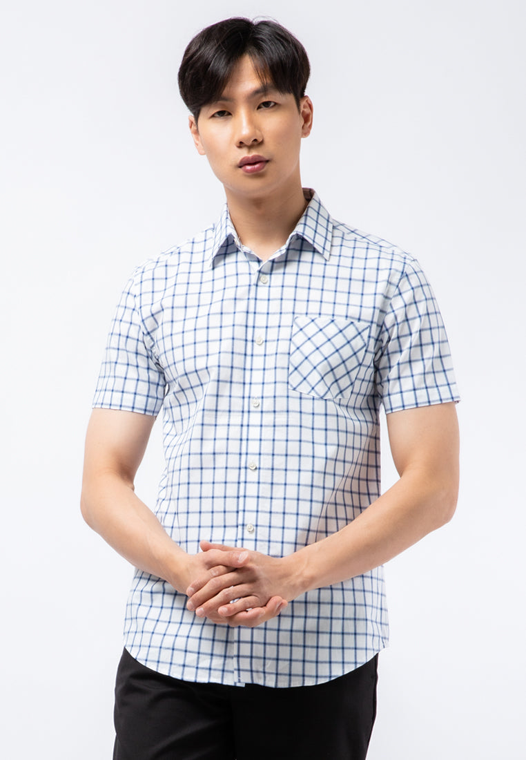 Slim Fit Short Sleeve Printed Shirt