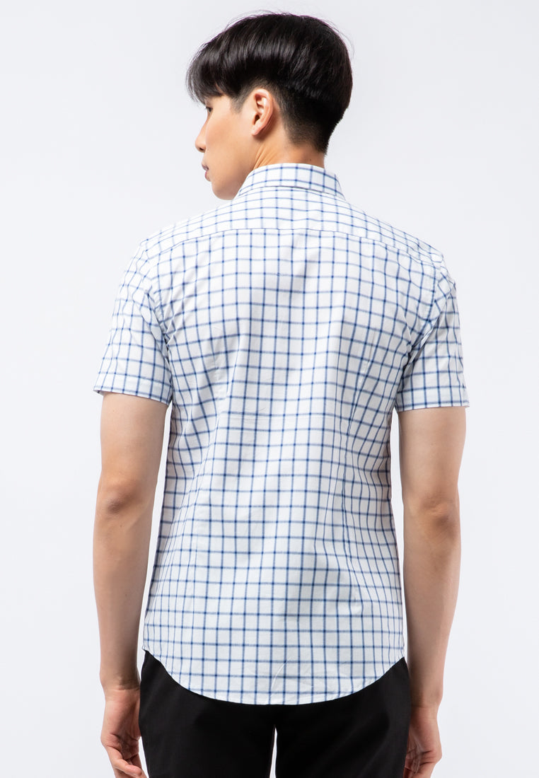 Slim Fit Short Sleeve Printed Shirt