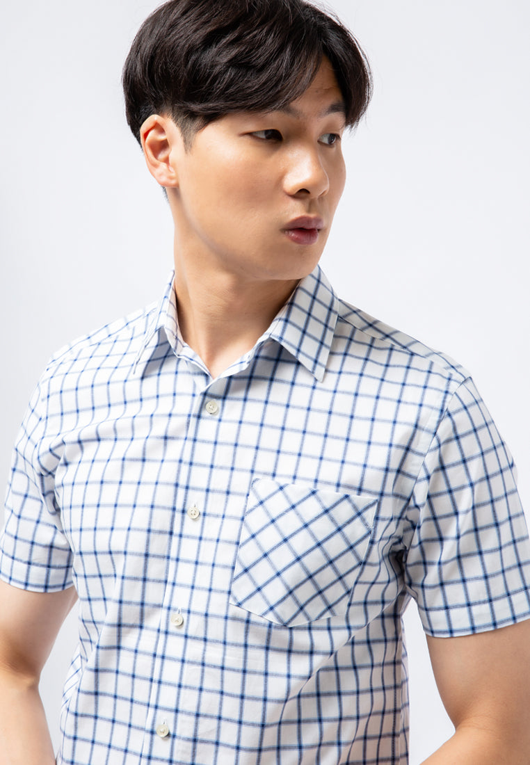 Slim Fit Short Sleeve Printed Shirt