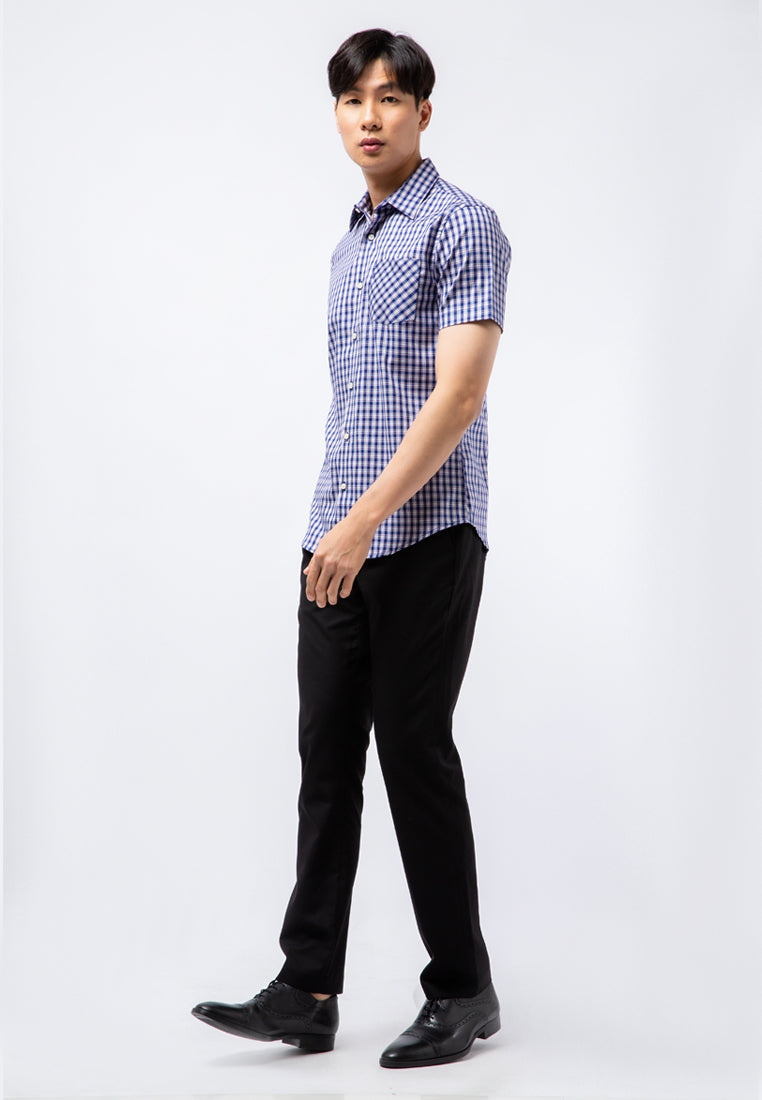 Slim Fit Short Sleeve Printed Shirt