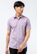 Slim Fit Short Sleeve Printed Shirt