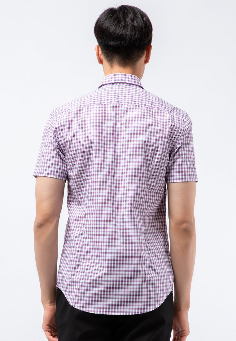 Slim Fit Short Sleeve Printed Shirt