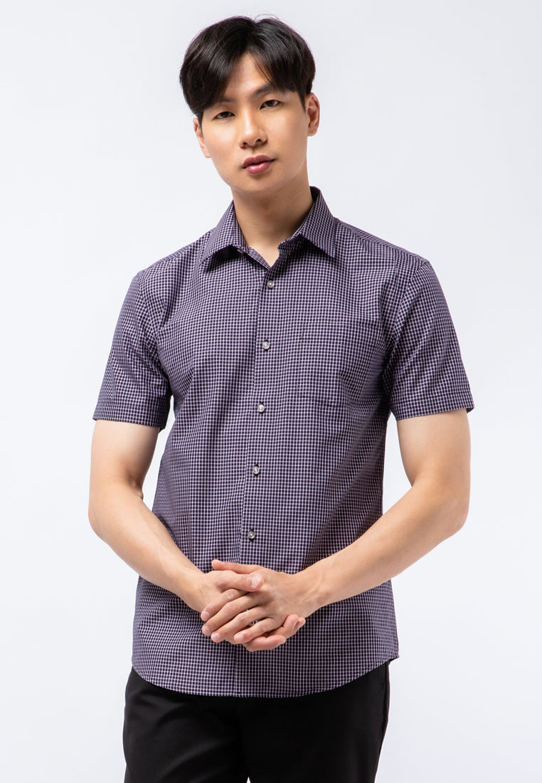Slim Fit Short Sleeve Printed Shirt
