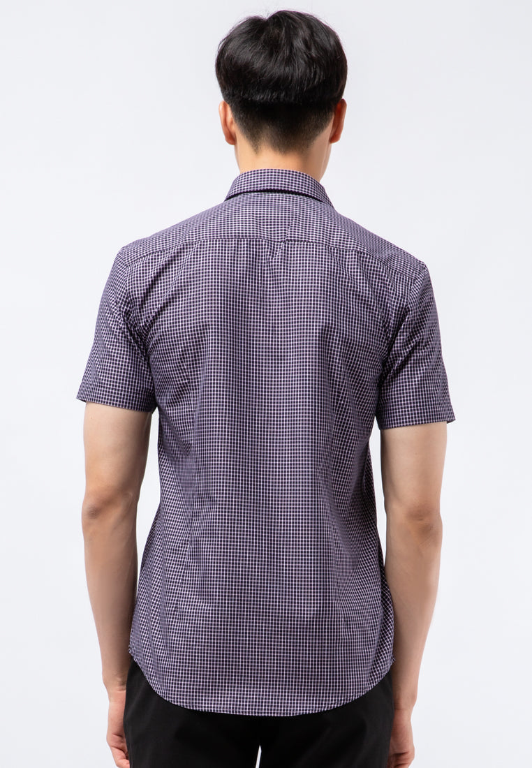 Slim Fit Short Sleeve Printed Shirt
