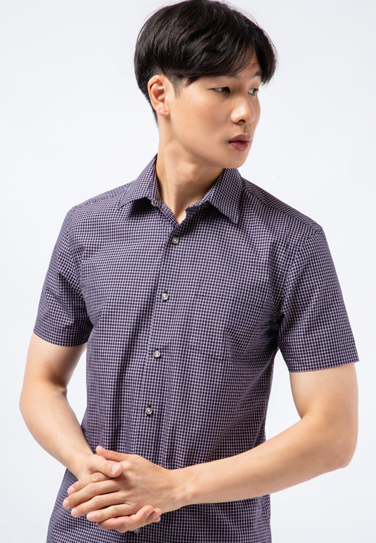 Slim Fit Short Sleeve Printed Shirt
