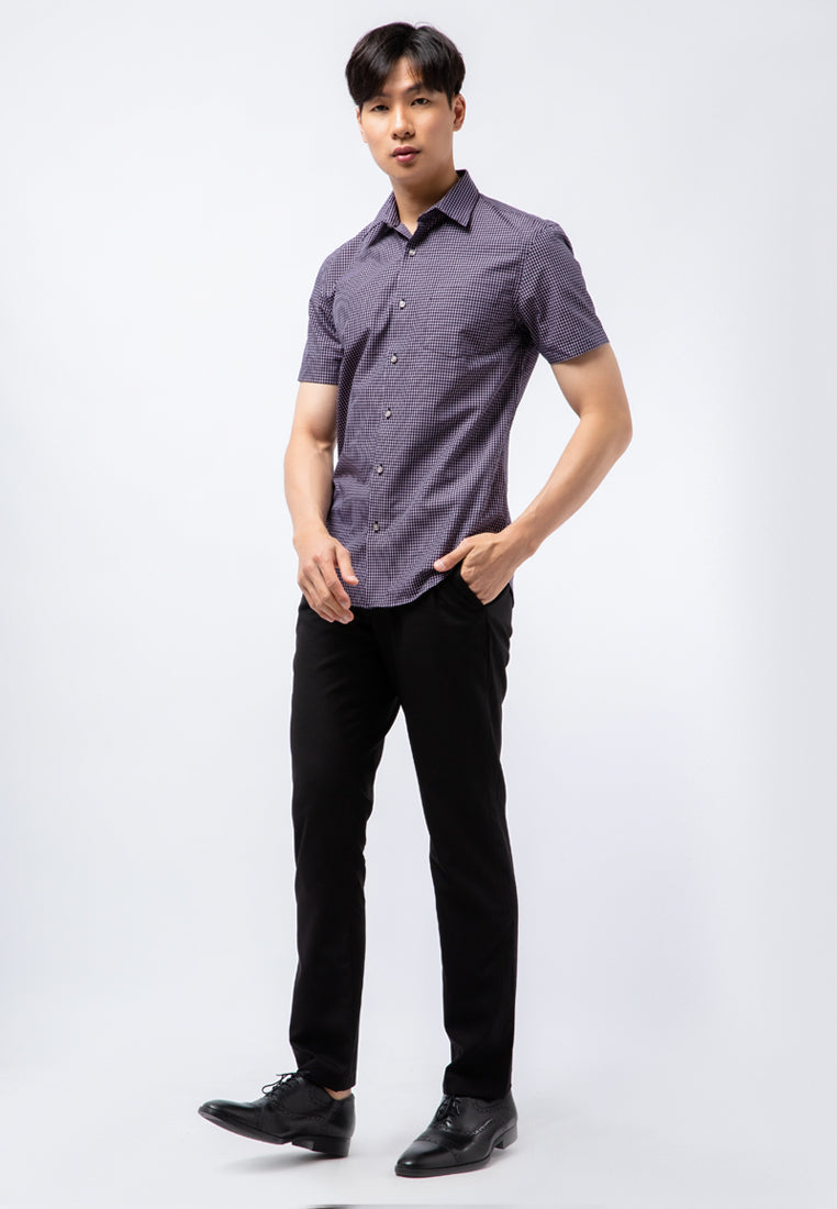 Slim Fit Short Sleeve Printed Shirt
