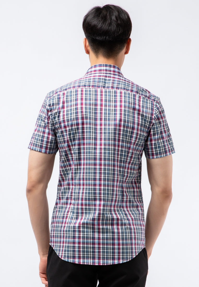 Slim Fit Short Sleeve Printed Shirt
