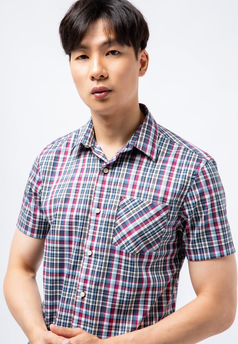 Slim Fit Short Sleeve Printed Shirt