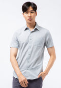 Slim Fit Short Sleeve Printed Shirt