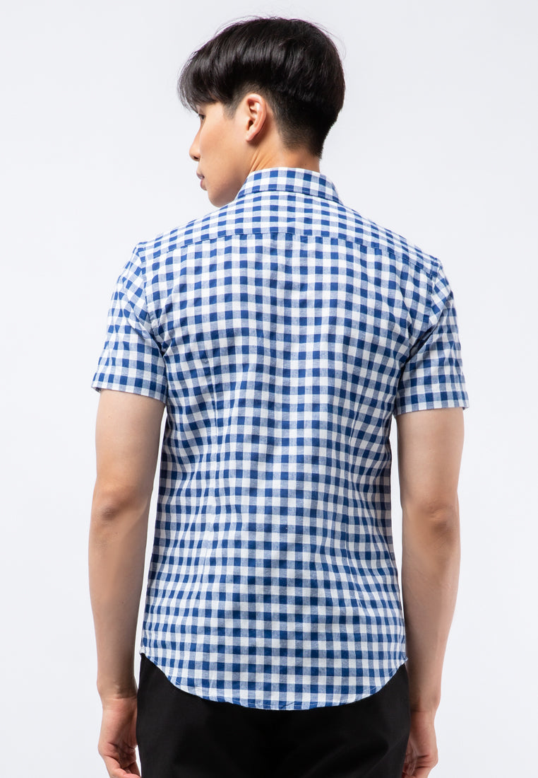 Slim Fit Short Sleeve Printed Shirt