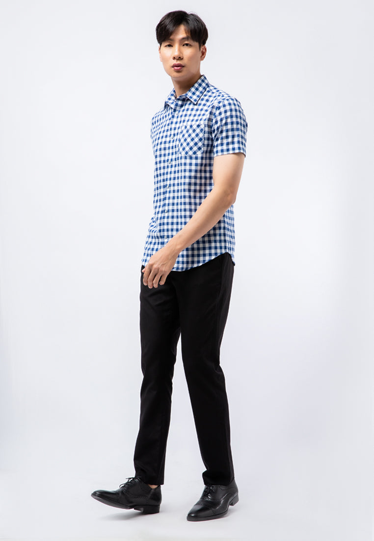 Slim Fit Short Sleeve Printed Shirt