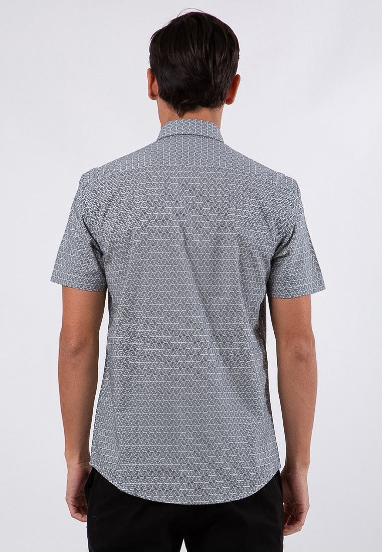 Slim Fit Short Sleeves Shirt