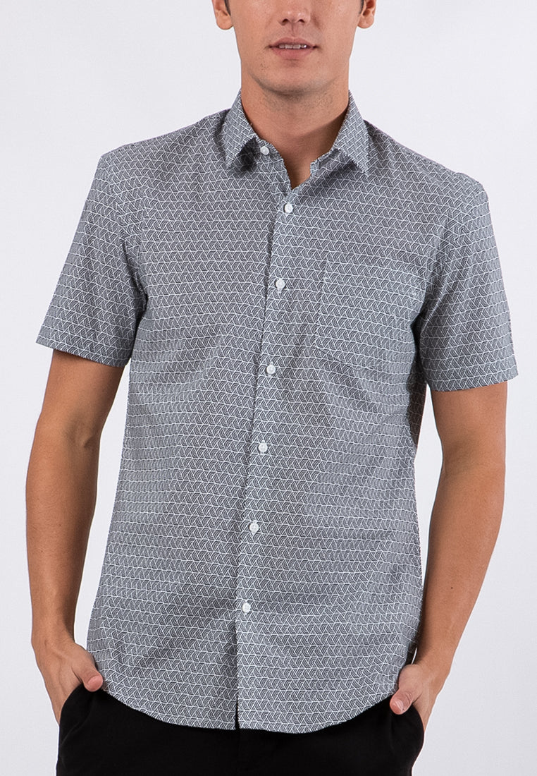 Slim Fit Short Sleeves Shirt
