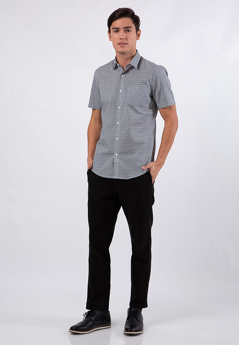 Slim Fit Short Sleeves Shirt