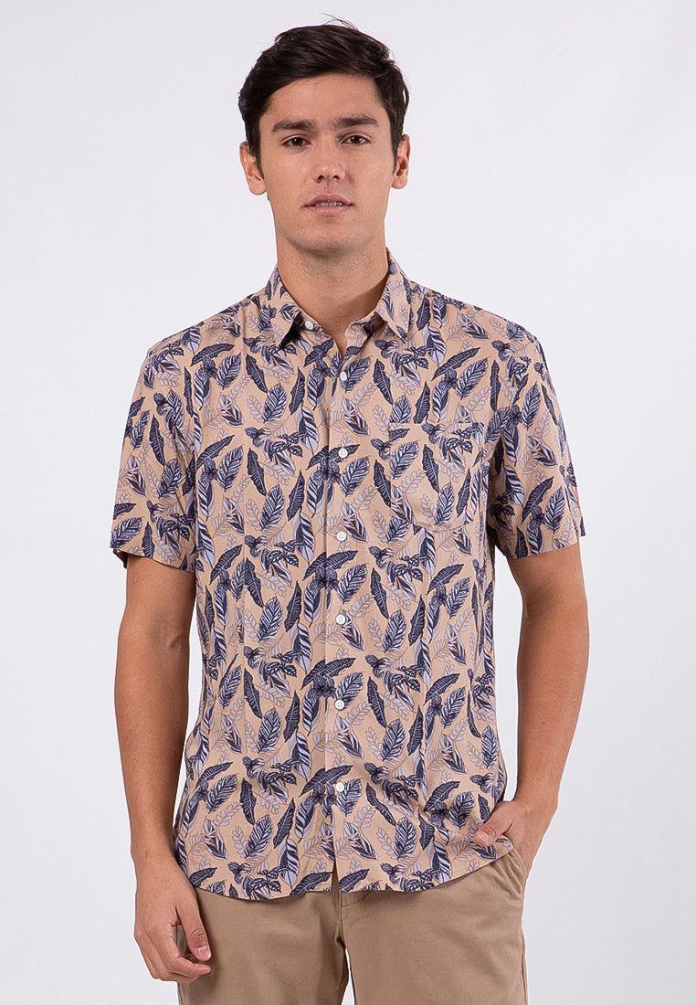 Slim Fit Short Sleeves Shirt