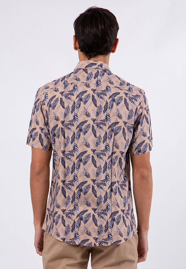 Slim Fit Short Sleeves Shirt
