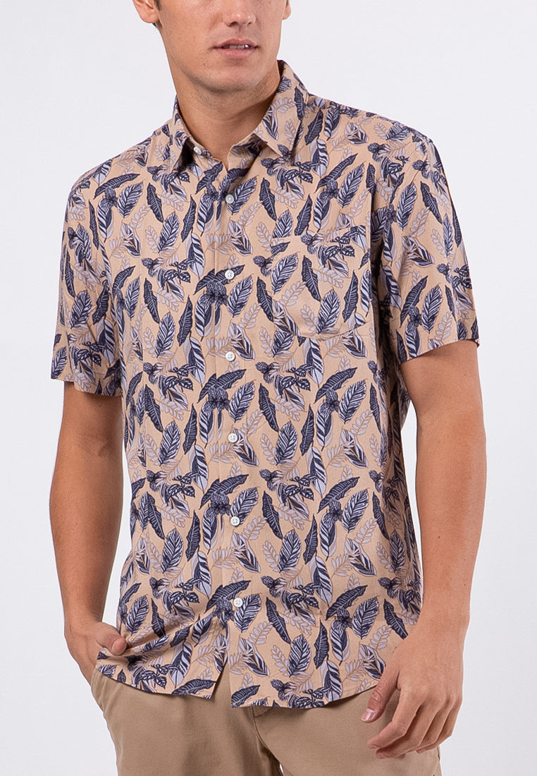 Slim Fit Short Sleeves Shirt