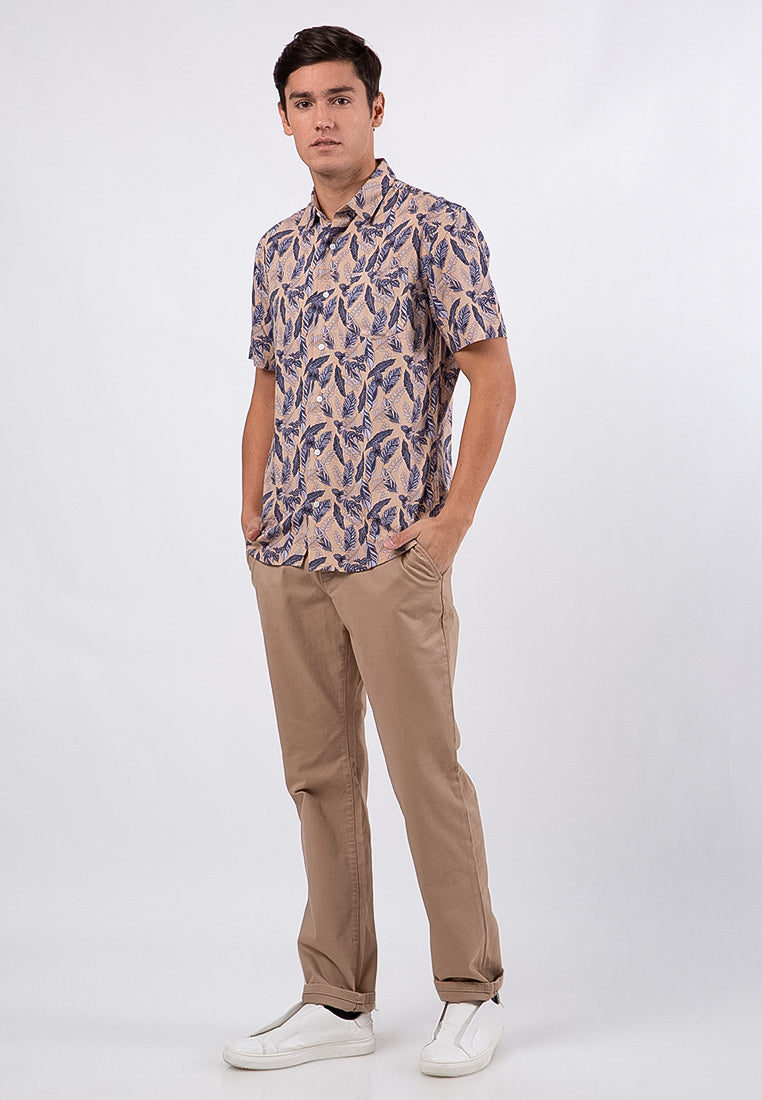 Slim Fit Short Sleeves Shirt