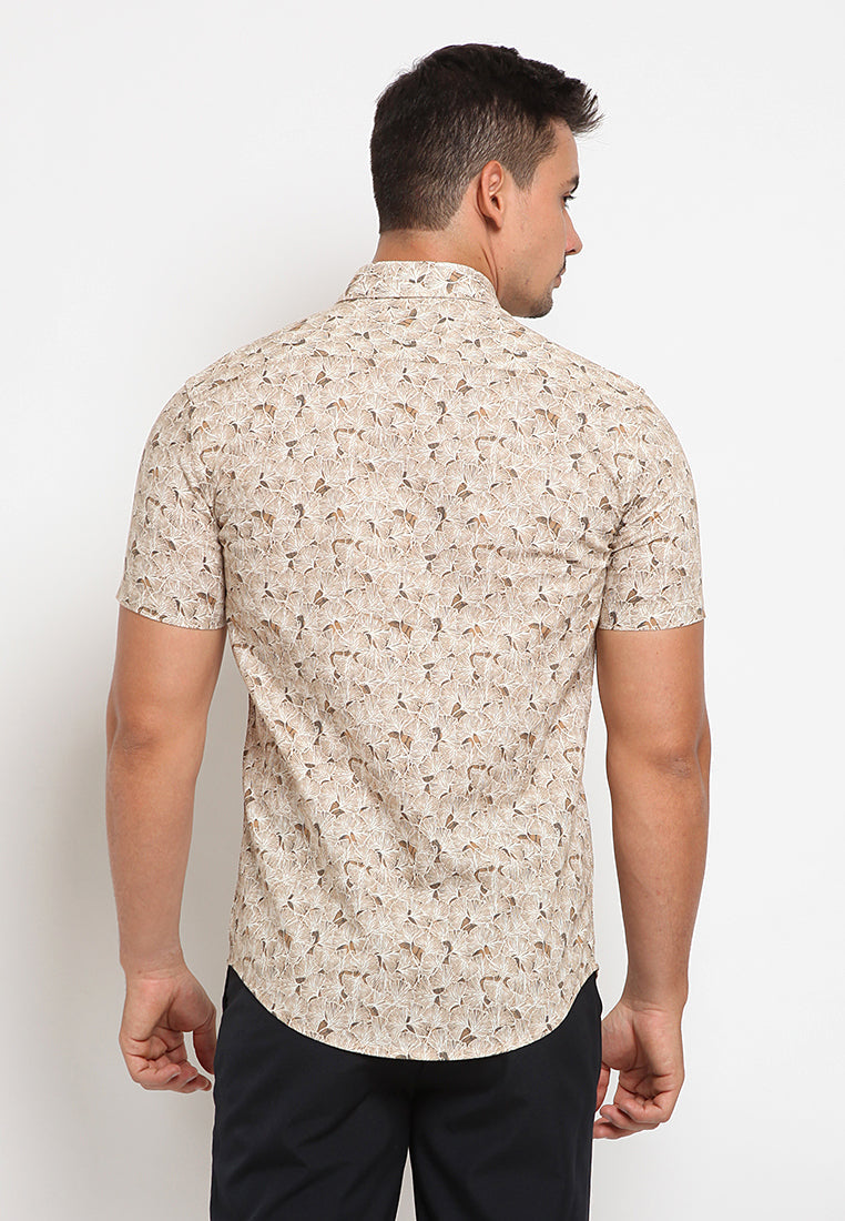 Printed short sleeves shirt