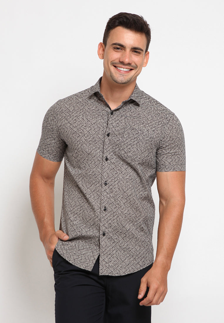 Printed short sleeves shirt