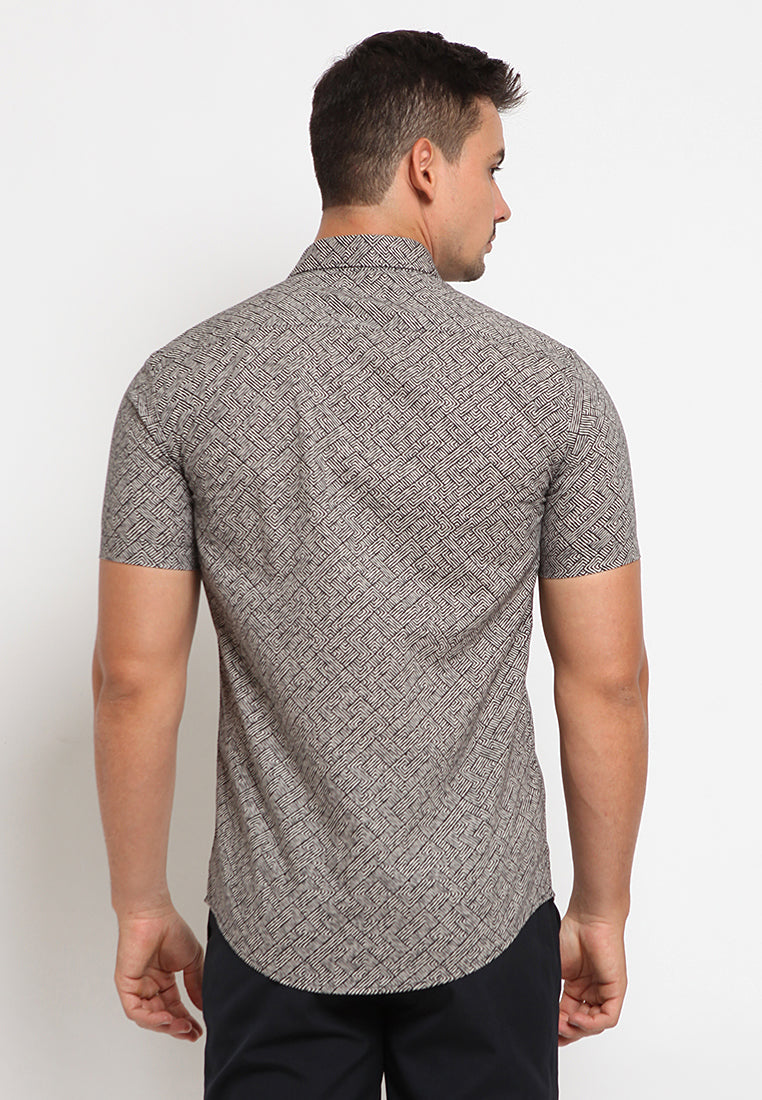 Printed short sleeves shirt