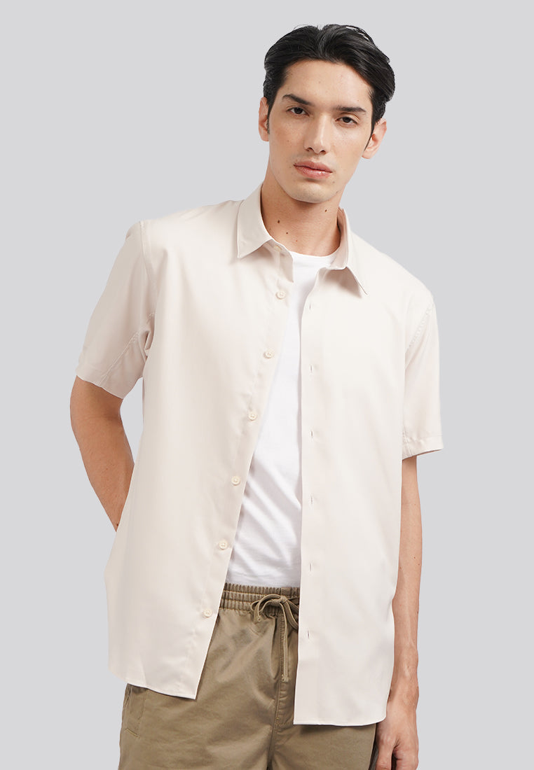 Short Sleeve Quick-Dry Shirt Ecru