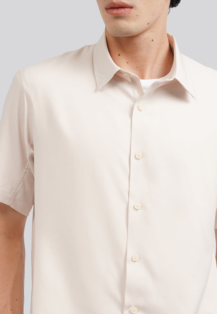Short Sleeve Quick-Dry Shirt Ecru