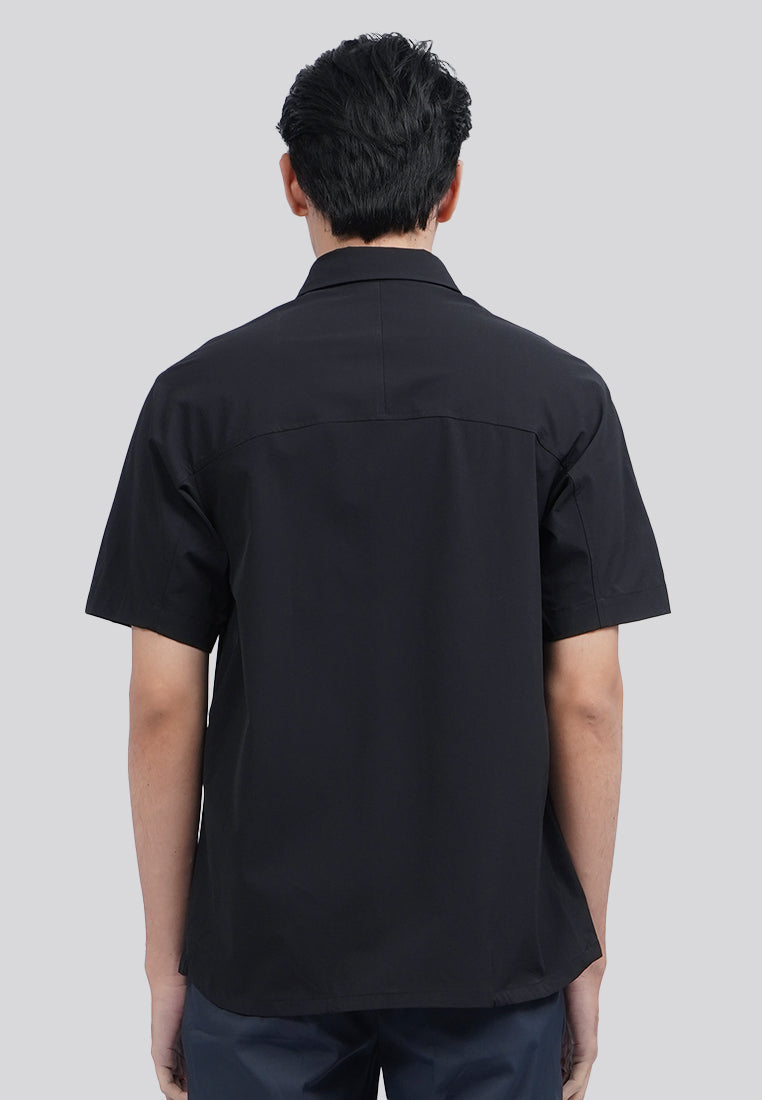 4-Way Stretch Short Sleeve Shirt Black