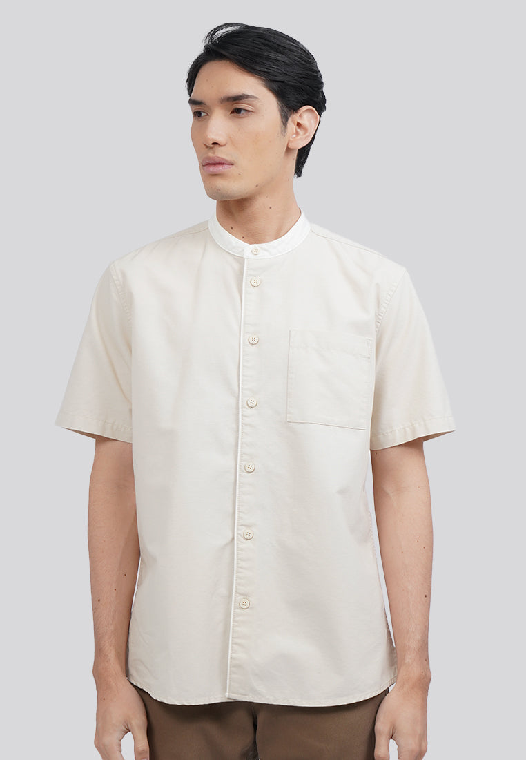 Regular Fit Short Sleeve Koko Shirt Beige