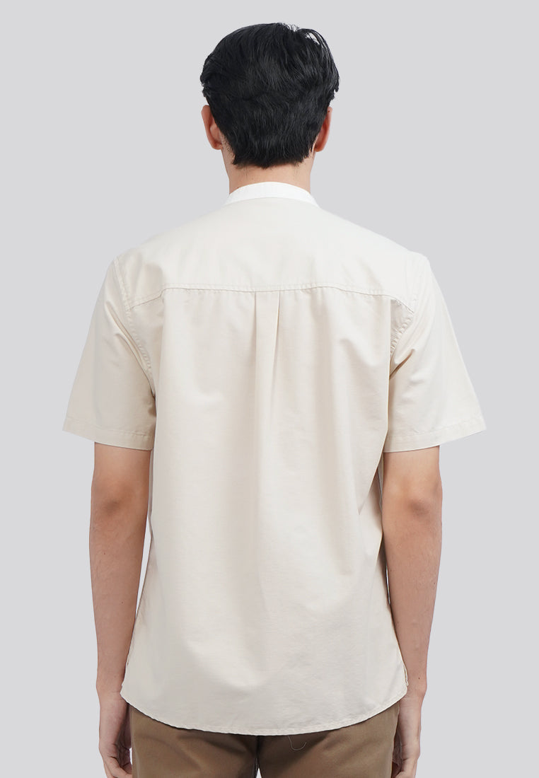 Regular Fit Short Sleeve Koko Shirt Beige