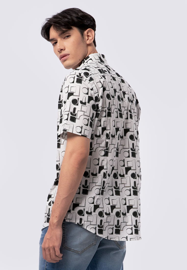 Regular Fit Printed Short Sleeve Shirt