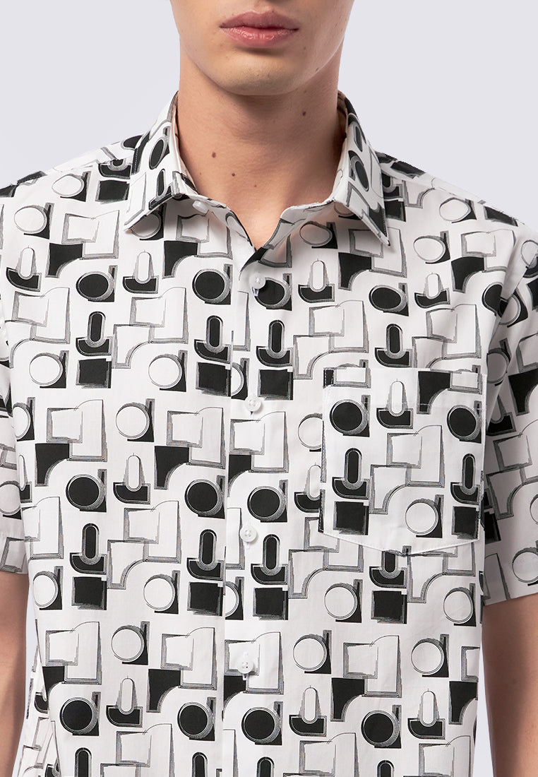 Regular Fit Printed Short Sleeve Shirt